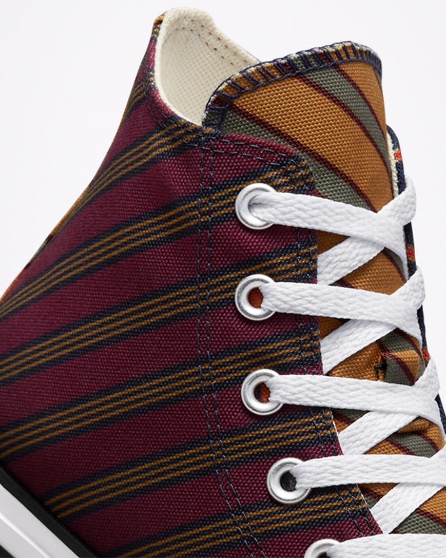 Men's Converse Chuck Taylor All Star Twisted Classics High Top Shoes Obsidian / Deep Burgundy | AU 3C58ED